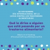 30 Noviembre: Día internacional de la lucha contra los trastornos alimentarios