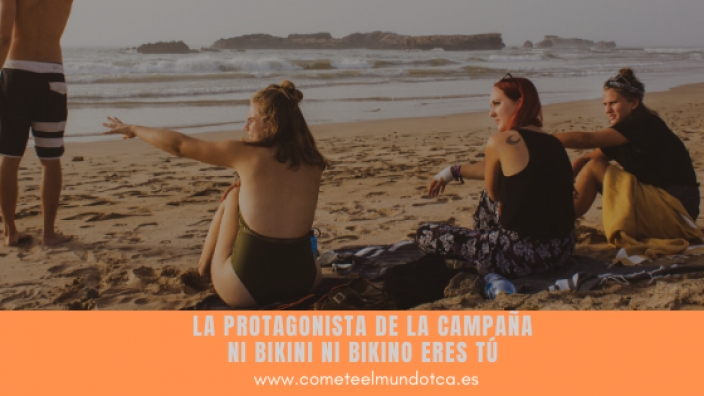 La protagonista de la campaña ni bikini ni bikino eres tú